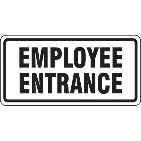 Accuform FACILITY TRAFFIC SIGN 12 in X 24 in FRR265HP - main